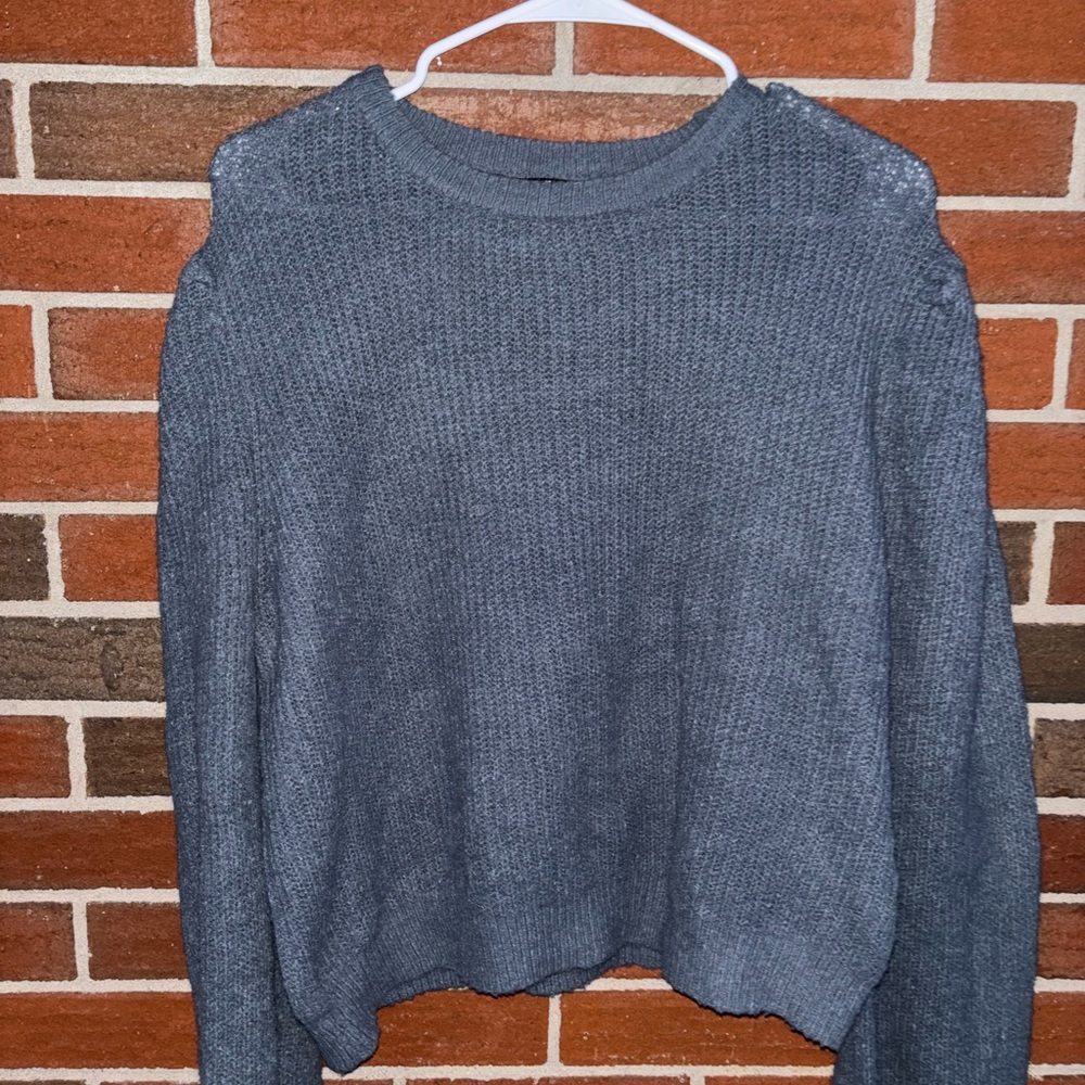 Love Tree Blue Knit Pullover